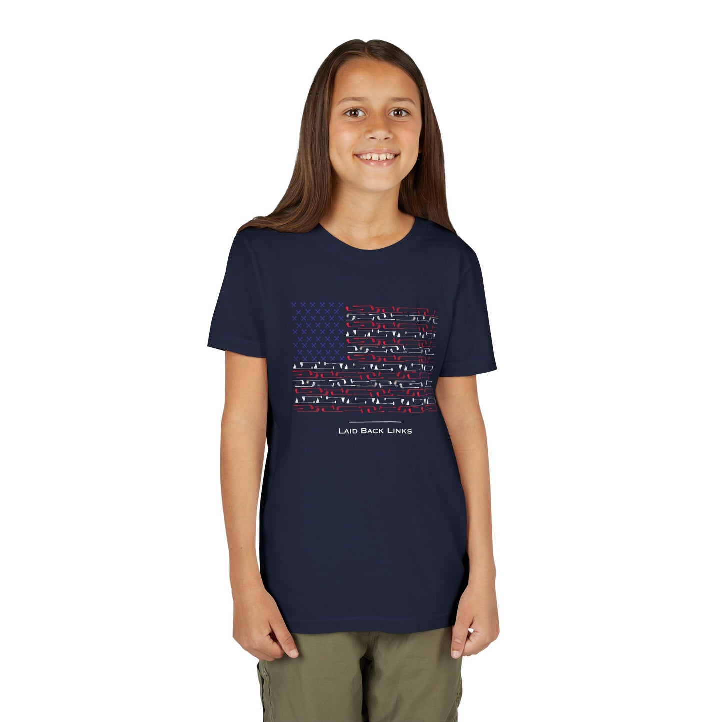 Youth Patriotic Tee - Laid Back Vibes