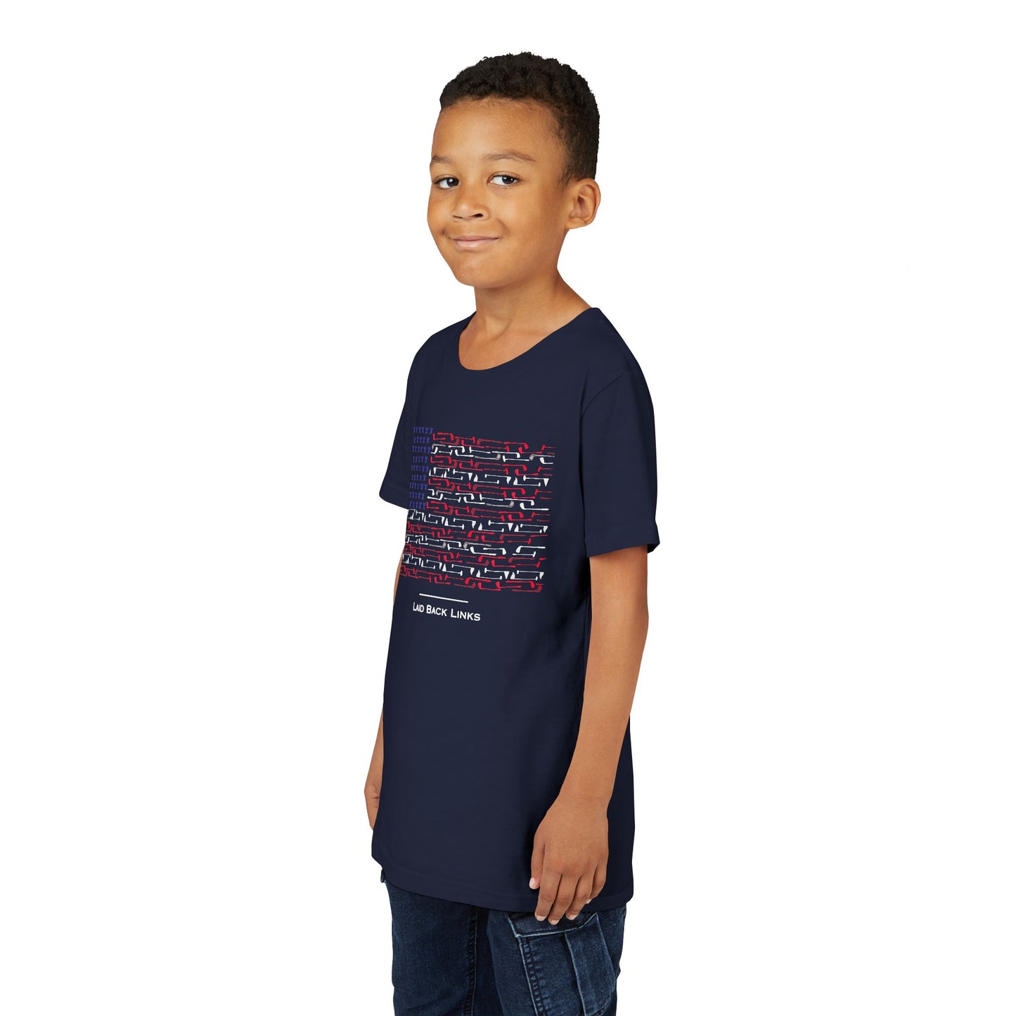 Youth Patriotic Tee - Laid Back Vibes