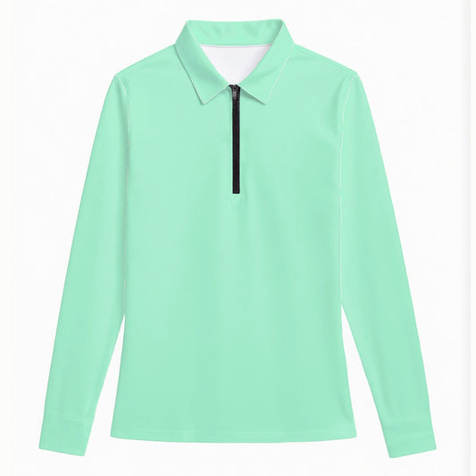 Women's Quarter Zip Sport Tranquil Tide