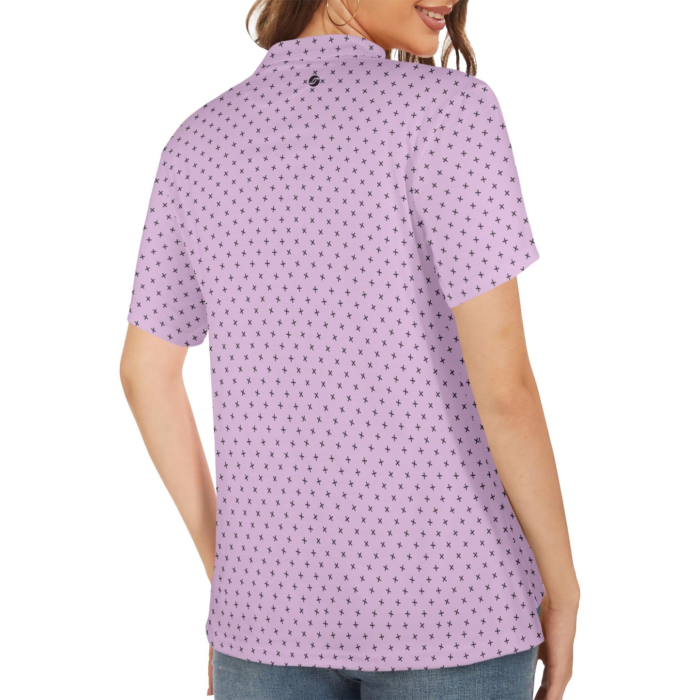 Lilac Crosshatch