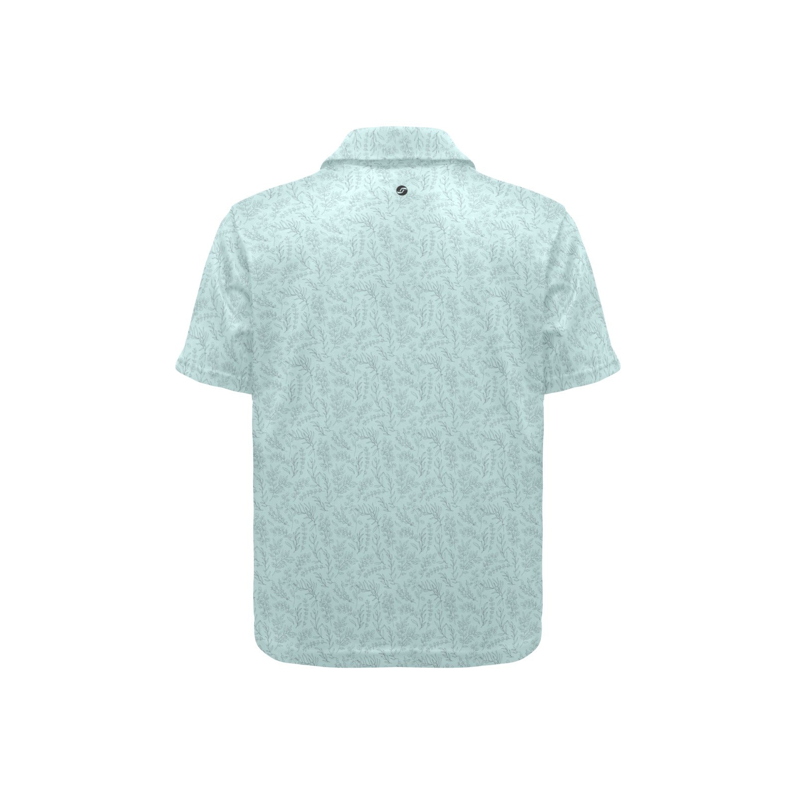 Light green polo shirt on a white background
