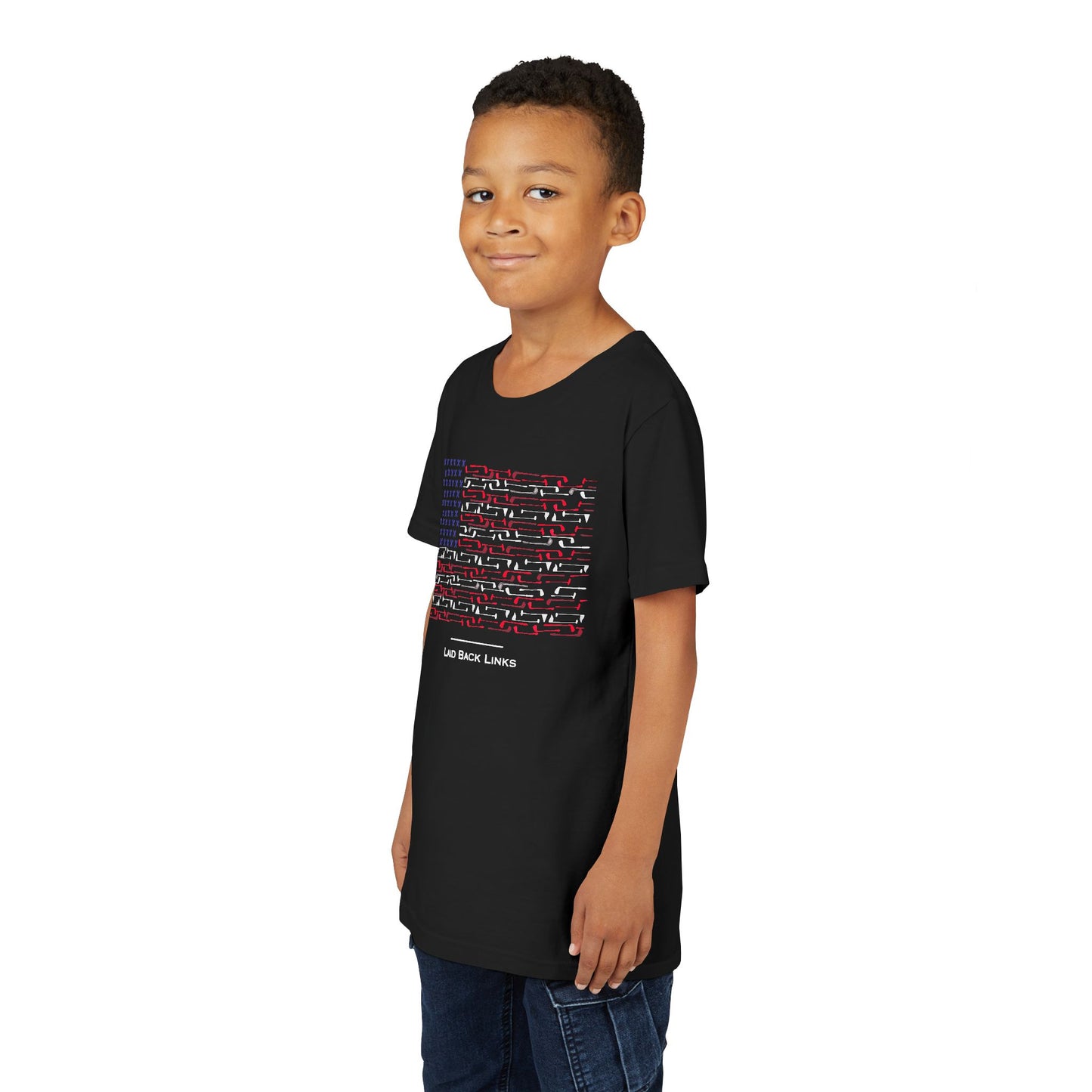 Youth Patriotic Tee - Laid Back Vibes