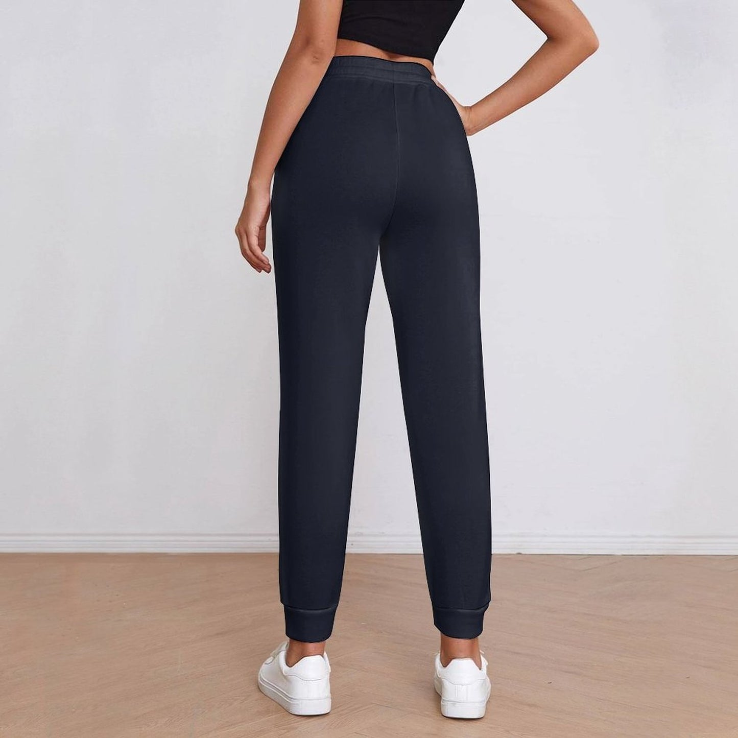 Navy Women's Jogger Sweatpants (All-Over Printing)